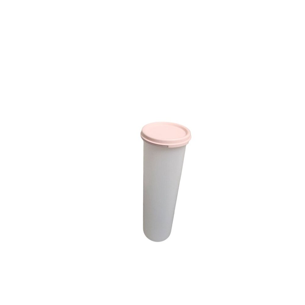 Tupperware Modular mate Round #5 Strawberry pink seal spaghetti noodle holder